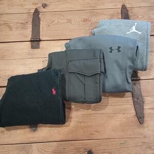 Ralph Lauren, Under Armour,Hannah Anderson, Jordan Kids Joggers Boys 8 Greys